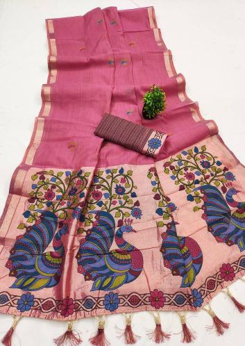 Anupama muga cotton wholesale saree shops in surat